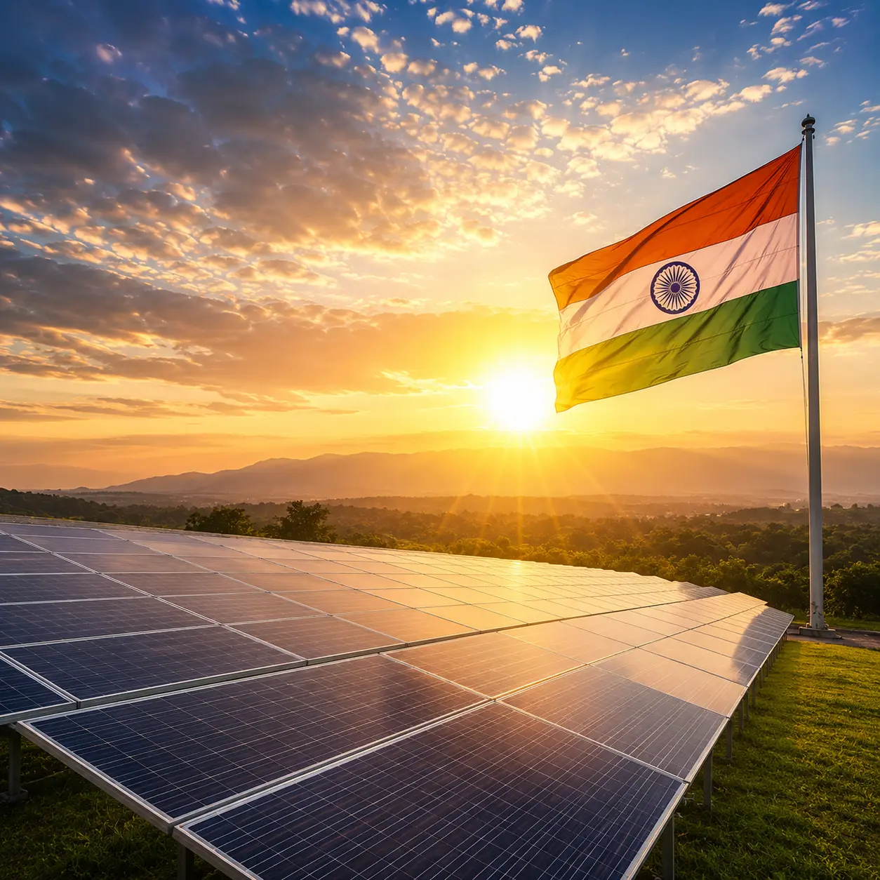 Energy Independent Bharat through solar power