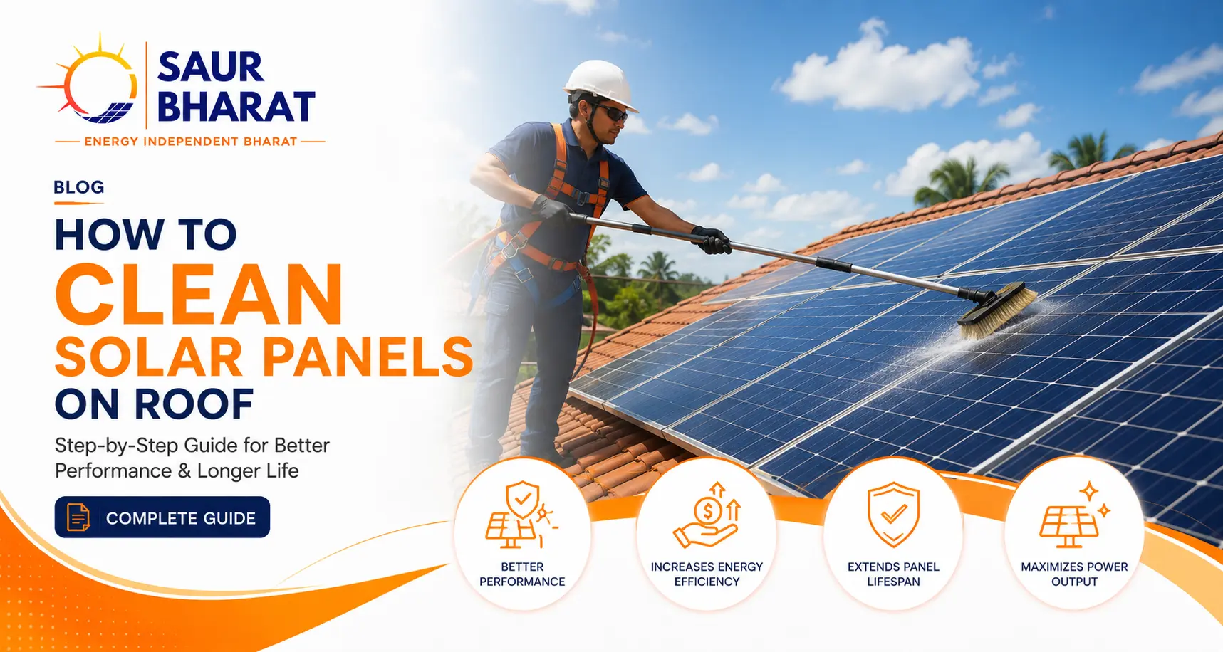 How to Clean Solar Panels on Roof